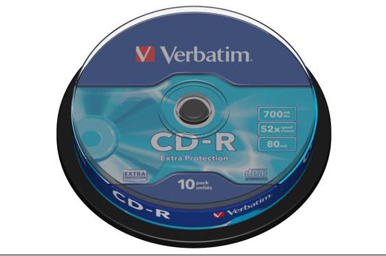 VERBATIM CD-R 700Mb,52x,Cake (10)