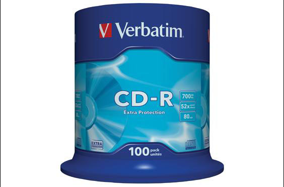 VERBATIM CD-R 700Mb,52x,Cake (100)