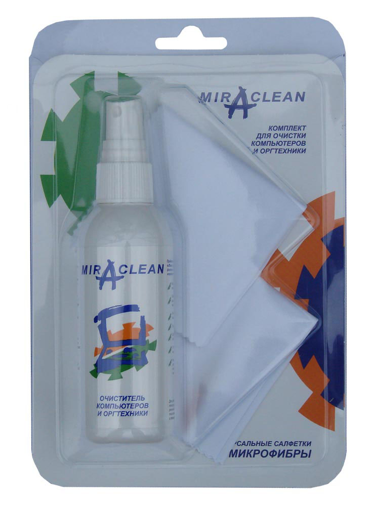 MIRACLEAN MB-24153 (блистерная упаковка 95мл.+2 салфетки из микрофибры 15х15см.)