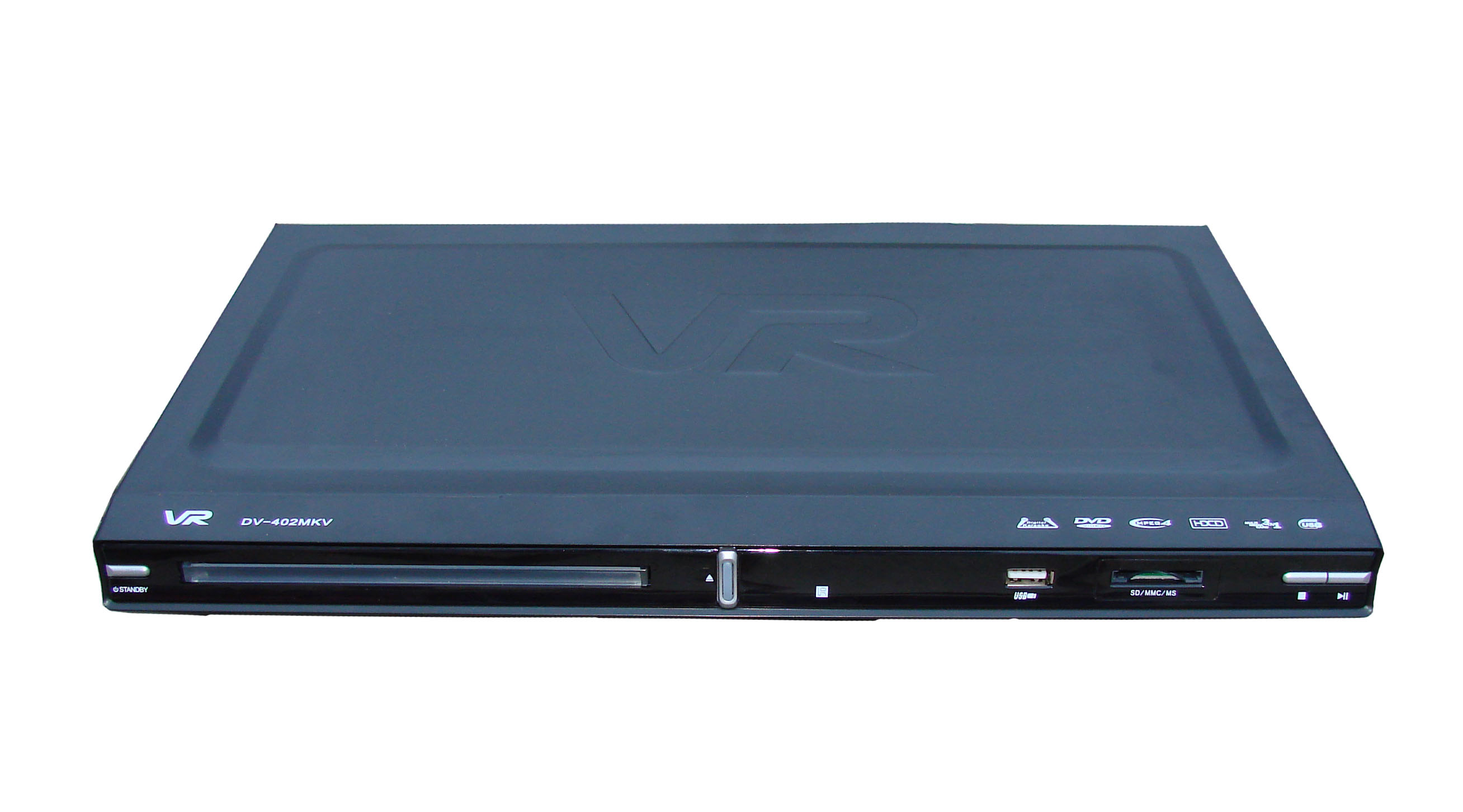 VR DV-402MKV караоке, USB,cardReader, черный