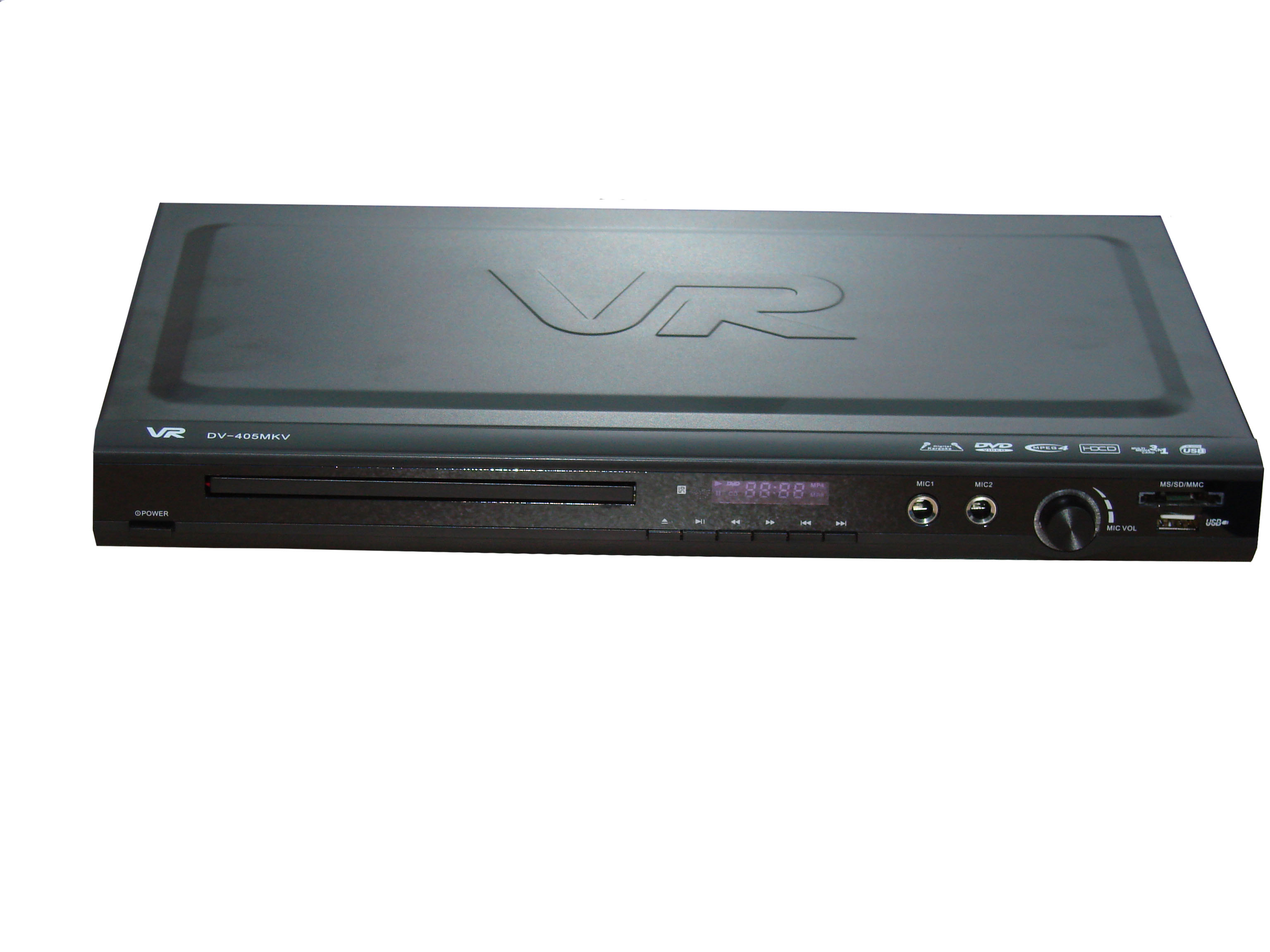 VR DV-405MKV караоке, USB,cardReader, черный