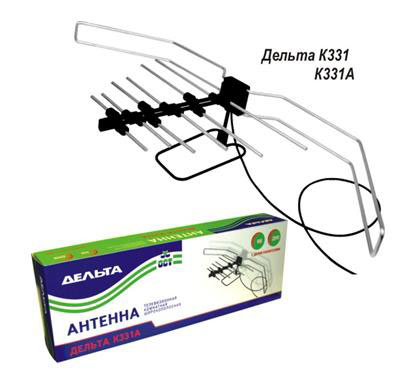 ДЕЛЬТА К331 пассивная ТВ антенна