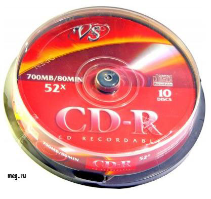 VS CD-R 80 52X Cake (10)