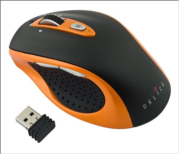 OKLICK 404SW оранжевй/черный USB