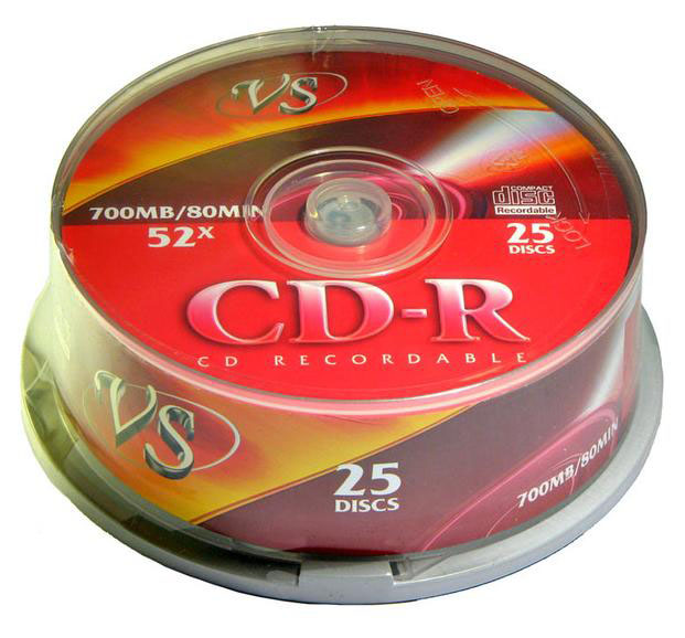 VS CD-R 80 52X Cake (25)