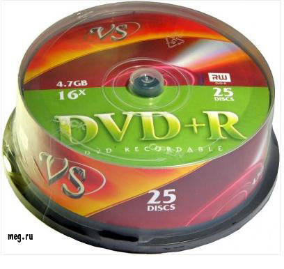 VS DVD+R 4,7 GB 16X Cake (25)
