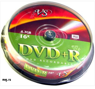VS DVD+R 4,7 GB 16X Cake (10)