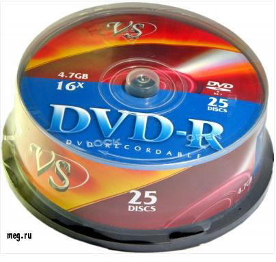 VS DVD-R 4,7 GB 16X Cake (25)