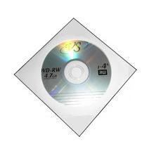 VS конверт для CD/DVD бумажный с окном, белый, 100шт.