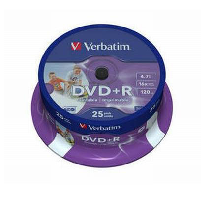 VERBATIM DVD+R 4,7 Gb 16x Cake (25)