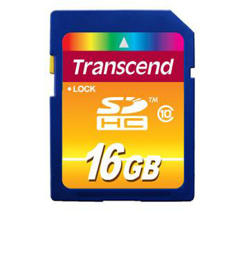 TRANSCEND SDHC 16GB Class10