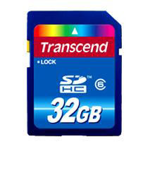 TRANSCEND SDHC 32GB Class6